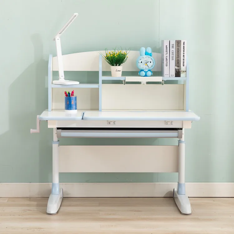 

Children's Study Table for Home Use Posture Correction Multi-functional Lifting Learning Desk with Drawer Study Chair