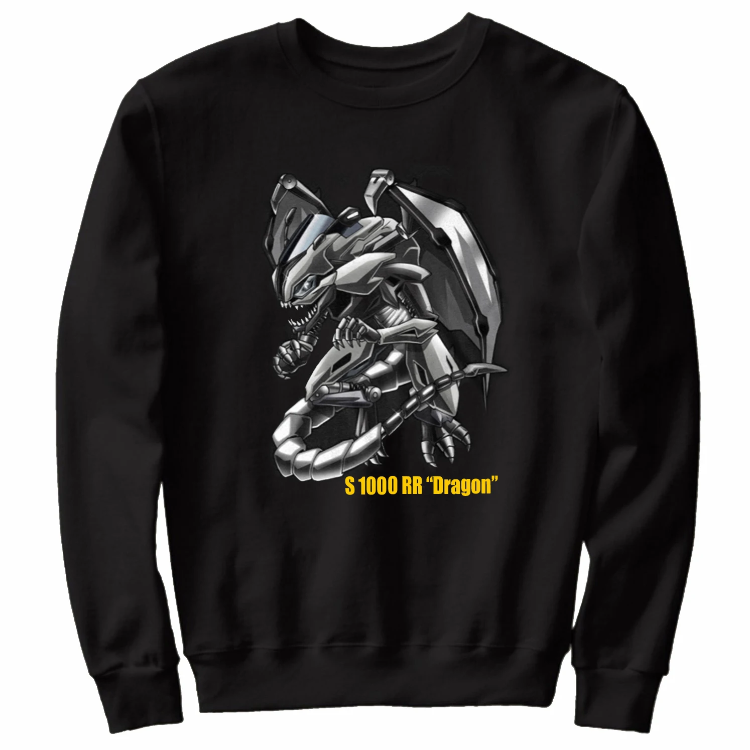 

Classic Motorcycle S1000RR Dragon Transfiguration Inspired Sweatshirts New 100% Cotton Casual Mens Clothing Fashion Streetwear