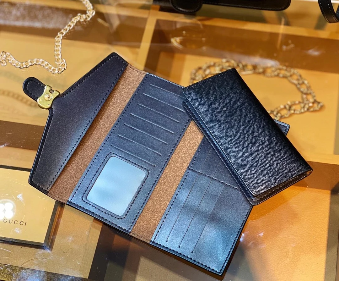 2024 High quality wholesale purse ladies brand Long Wallet With Coin And Card Wallet For Women wallets card holder with box