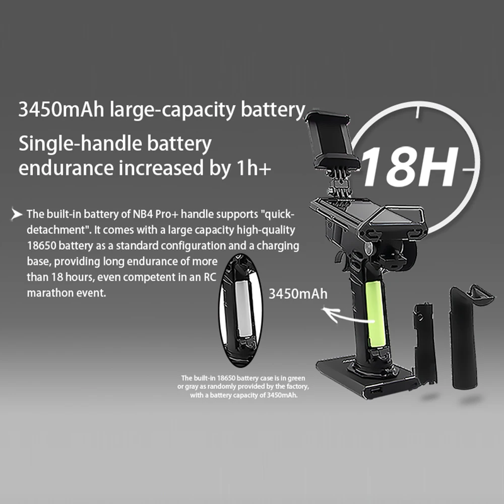 รีโมทคอนโทรล NB4 PRO Noble 2.4G 18CH AFHDS 3 เครื่องส่งสัญญาณวิทยุ หน้าจอสัมผัส 3.5 นิ้ว สำหรับรถบังคับวิทยุ FLYSK