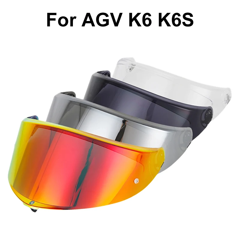 AGV 오토바이 헬멧용 나이트 비전 바이저 렌즈, AGV K6 K6S 헬멧 렌즈, 앞유리 오토바이 액세서리