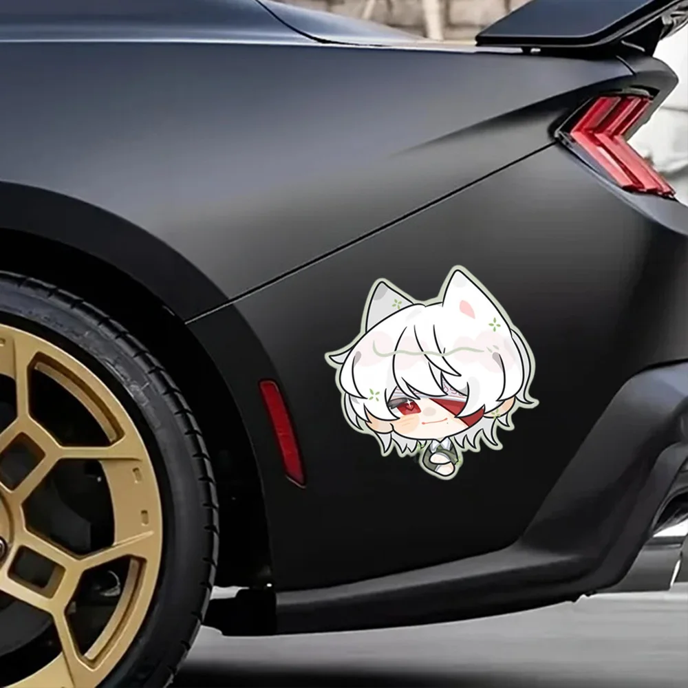 Touqi Guaitan Car Sticker Bumper Body Window Decoration Cute Cartoon Stickers Auto Parts External Accessories Inkjet Vinyl Decal