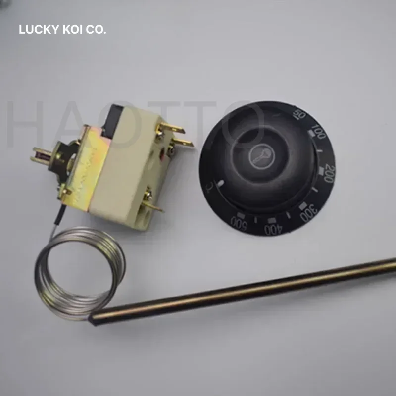 1pcPizza Oven Thermostat Thermostat Switch Knob Temperature Control High Temperature 500 Degree Electric Oven 2026 Year