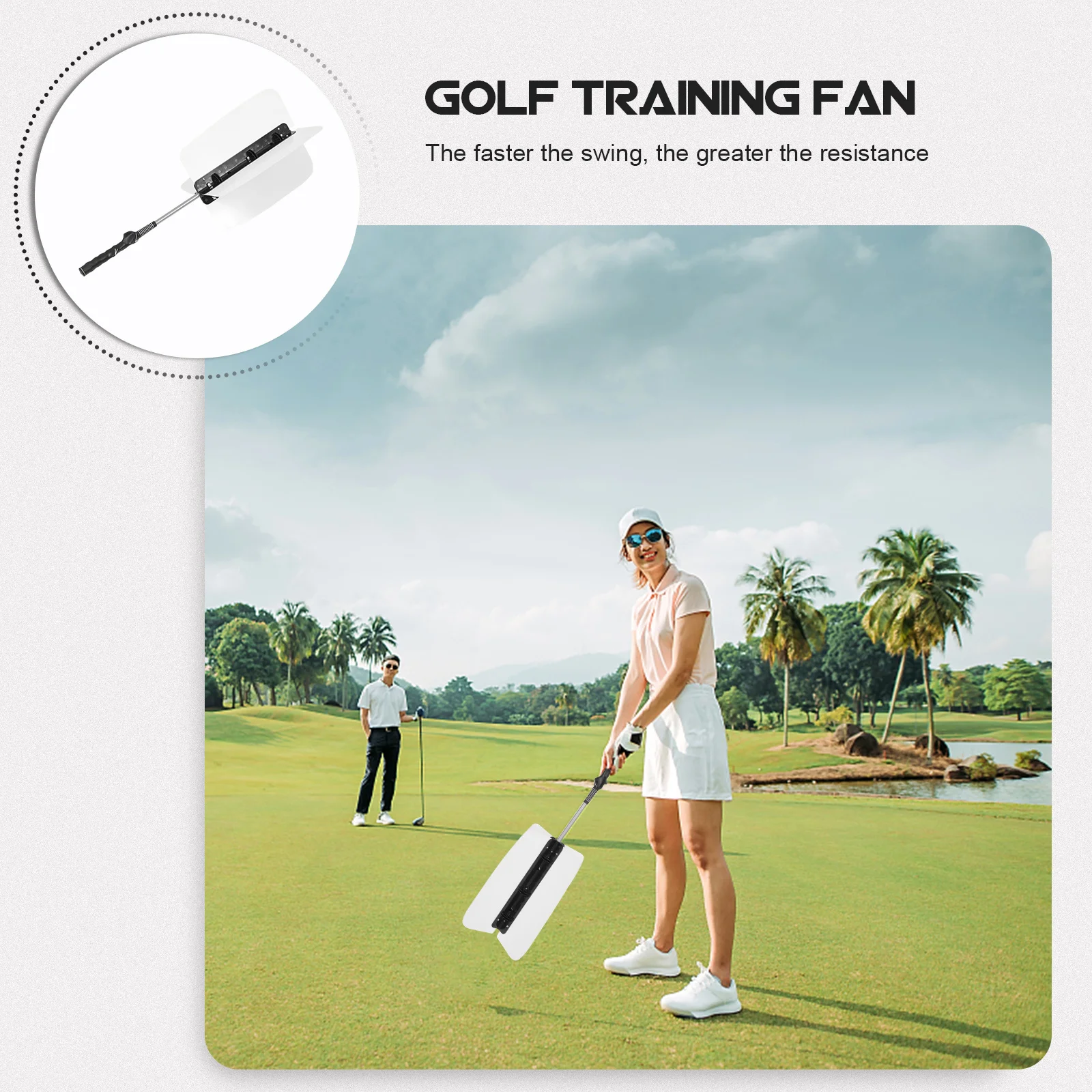 جهاز تدريب مروحة الطاقة المتأرجح على تحسين دقة الدوران، أدوات تدريب الجولف، مروحة الطاقة، أدوات تدريب دولاب الهواء