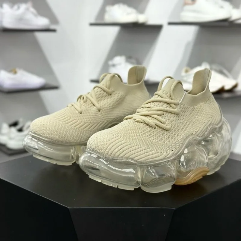 2026 New Trend Running Shoes Men Breathable Running Shoe Man Non-Slip Men Outdoor Running Shoes Thick Soled Walking Shoes Men