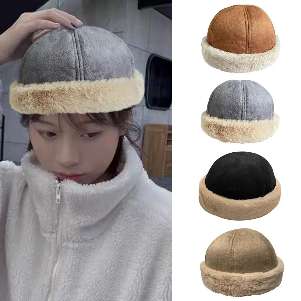 False Mink Fur Hats Plush Warm Hat Fashion Landlord Caps Useful Winter Supplies Colorful Caps Trendy Decor Practical Hats