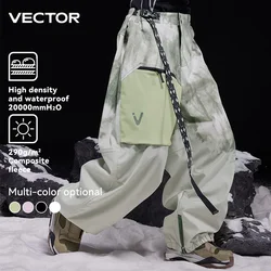 VECTOR Men's and Women's Winter Ski Pants Ankle Binding Pants Outdoor High-quality Windproof Waterproof and Warm Snow Pants