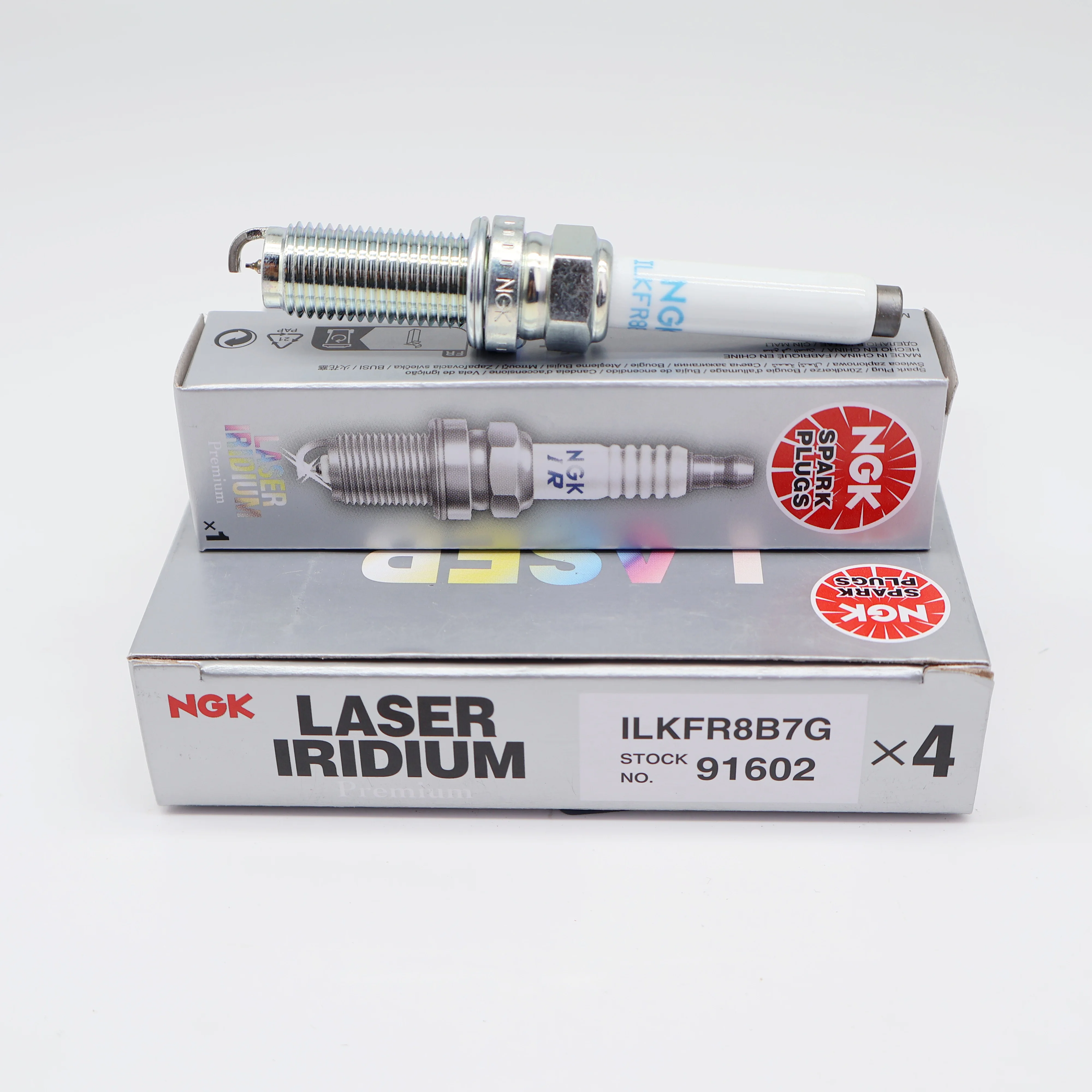 NGK Iridium Platinum Spark Plug ILKFR8B7G 91602 Original Genuine Product