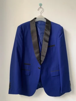 M-6XL Jacket Vest Pants Solid Color Men's Formal Business Office Suit Groom Wedding Dress Party Blazer Waistcoat Trousers Tuxedo 6
