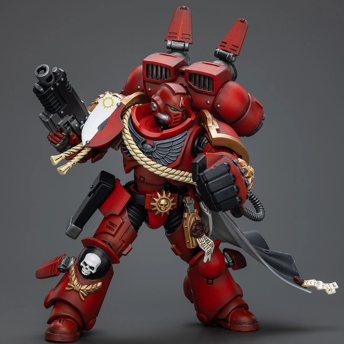HiPlay JOYTOY Warhammer 40.000 1/18 Capitano degli angeli del sangue con Jump Pack JT4997 Action Figures