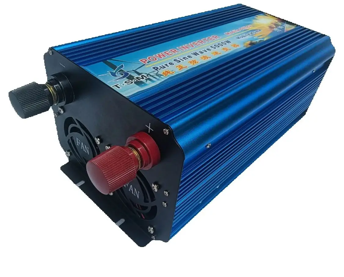 5000W Pure Sine Wave DC 24V to AC 110V 120V 60HZ Power Inverter digital display