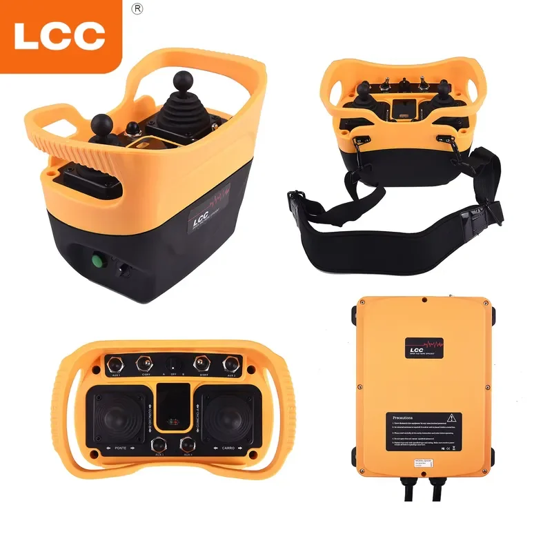 LCC Q5000 Industrial Wireless Joystick Controller for Bridge Crane Remote Control Heavy Duty Operation Handle System Wireless
