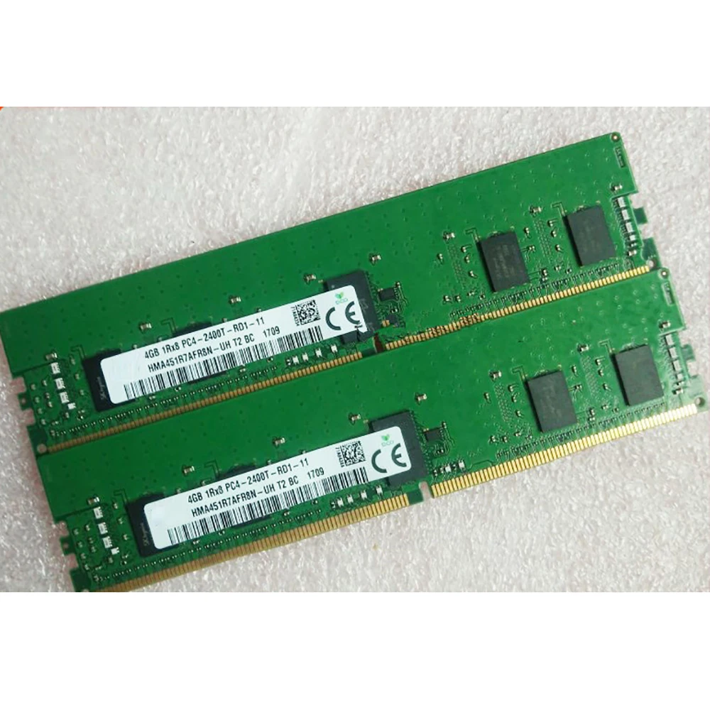 Memória de servidor de alta qualidade, 4GB RAM, 1RX8, 2400T REG, DDR4, HMA451R7AFR8N-UH, transporte rápido, 1PC