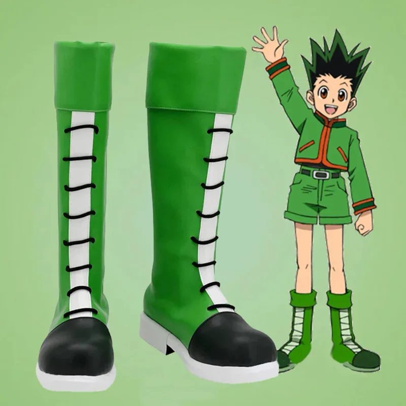 

Аниме Hunter x Hunter Gon Freecs, обувь для косплея, ботинки для взрослых, карнавальные костюмы на Хэллоуин, реквизит, индивидуальный заказ