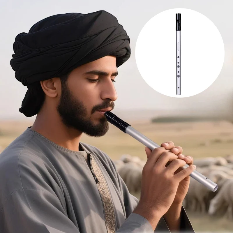 Arabic High Pitched D Key Flute Vertical Blowing Whistle Flutes Adult Beginner Practice Flute Professional Wind Instruments