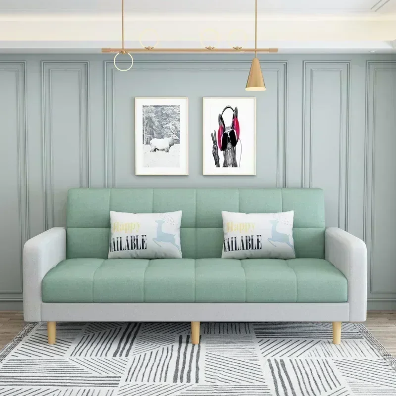 Household Goods Simple Andl Sofa Technology Fabric Sofa Small House Rental Household Simple And Modern Integrated Sofa Bed