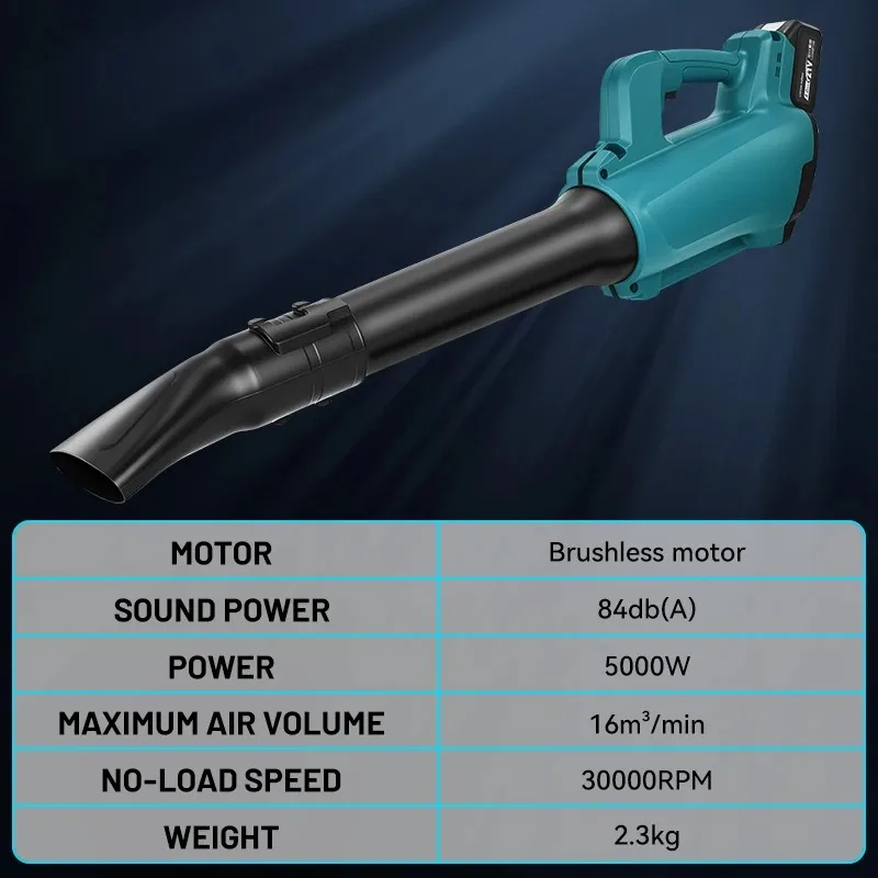 منفاخ هواء كهربائي لاسلكي بدون فرش يده المنزلية ورقة الغبار منفاخ الثلج أدوات تنظيف المحمولة لبطارية ماكيتا 18 فولت