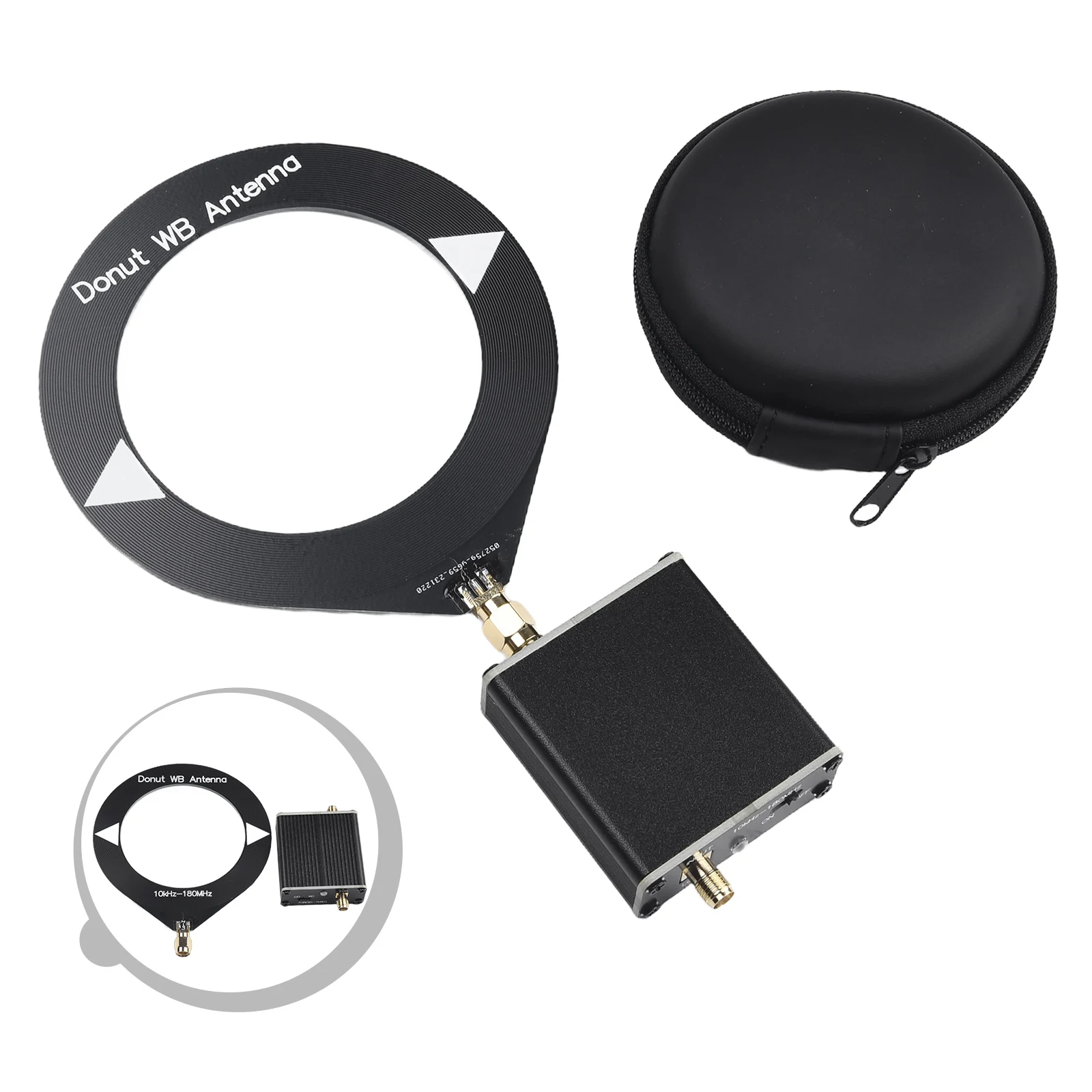 Antenna System Upgraded Donut Model Operating Between Frequencies of 10kHz and 180MHz Including a Robust Low Impedance Converter