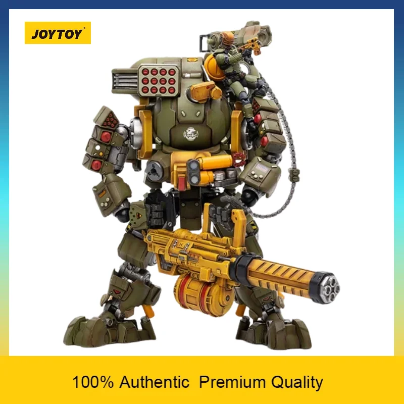 In Stock JOYTOY Dark Source Iron Wrecker 08 Heavy Airborne Mecha 1/25 Sci-Fi Articulated Action Figure With Matching Pilot