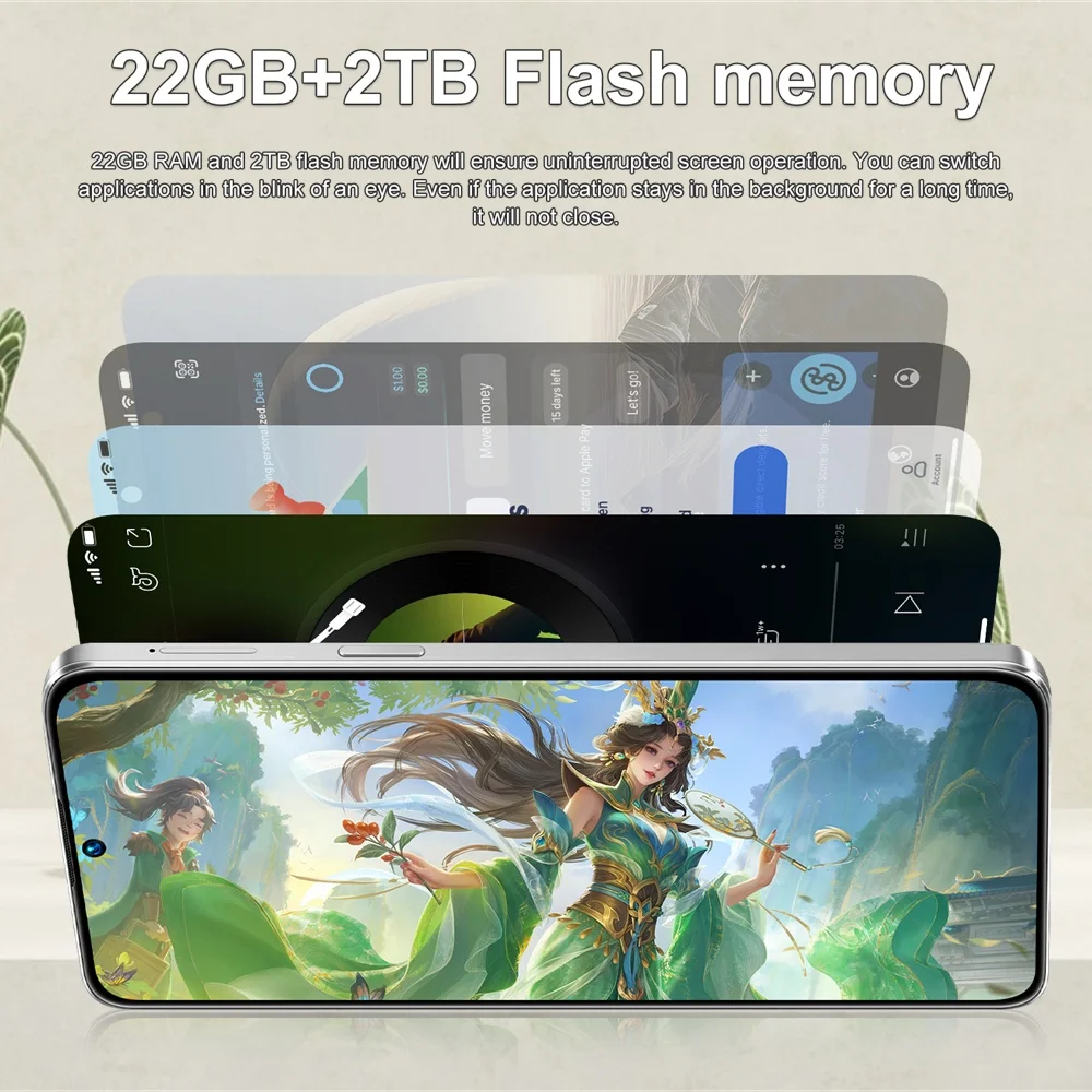 K-Touch Mobile Phones M17 Pro Max Smartphone 7.3HD Original Cell Phone 4G 5G Dual SIM Android 15 Cheap 7800mAh WIFI GPS Global Version Cellphones