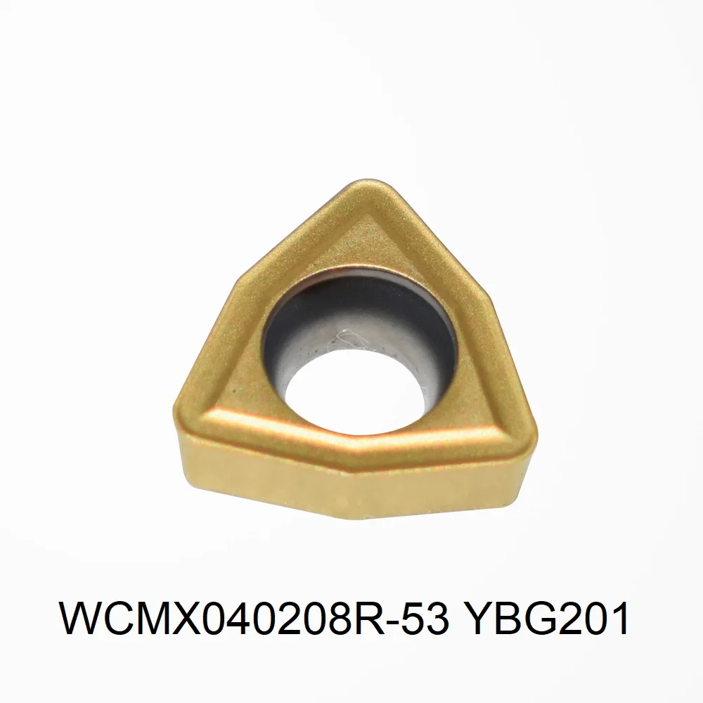 

ZCC WCMX040208R-53 YBG202 YBG201 YBG205 YBD252 Drilling inserts Indexable drills For processing steel stainless steel WCMX