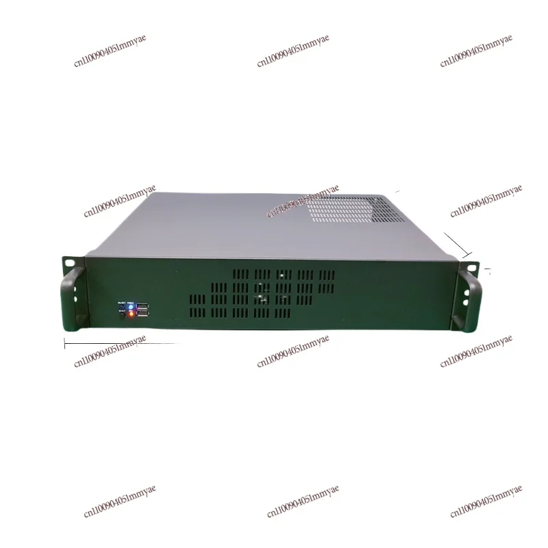 2U industrial control chassis short 300 deep matx main board PC power multi hard disk bit