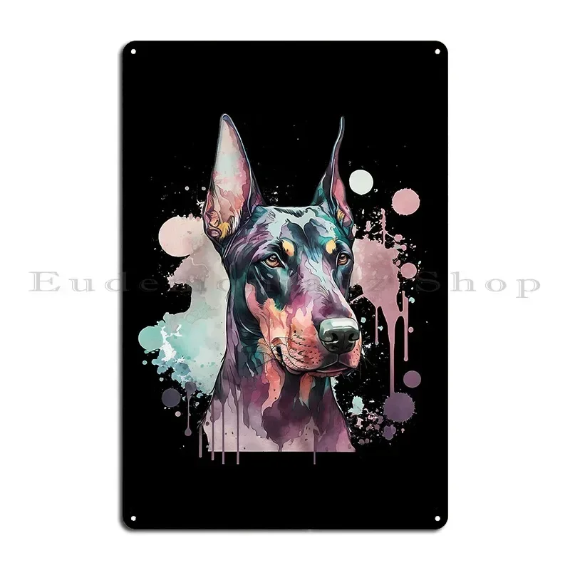 Dogs Are My Favorite People Retrievers Doberman Metal Plaque Plaques Wall Decor Garage Decoration Printing Tin Sign Poster