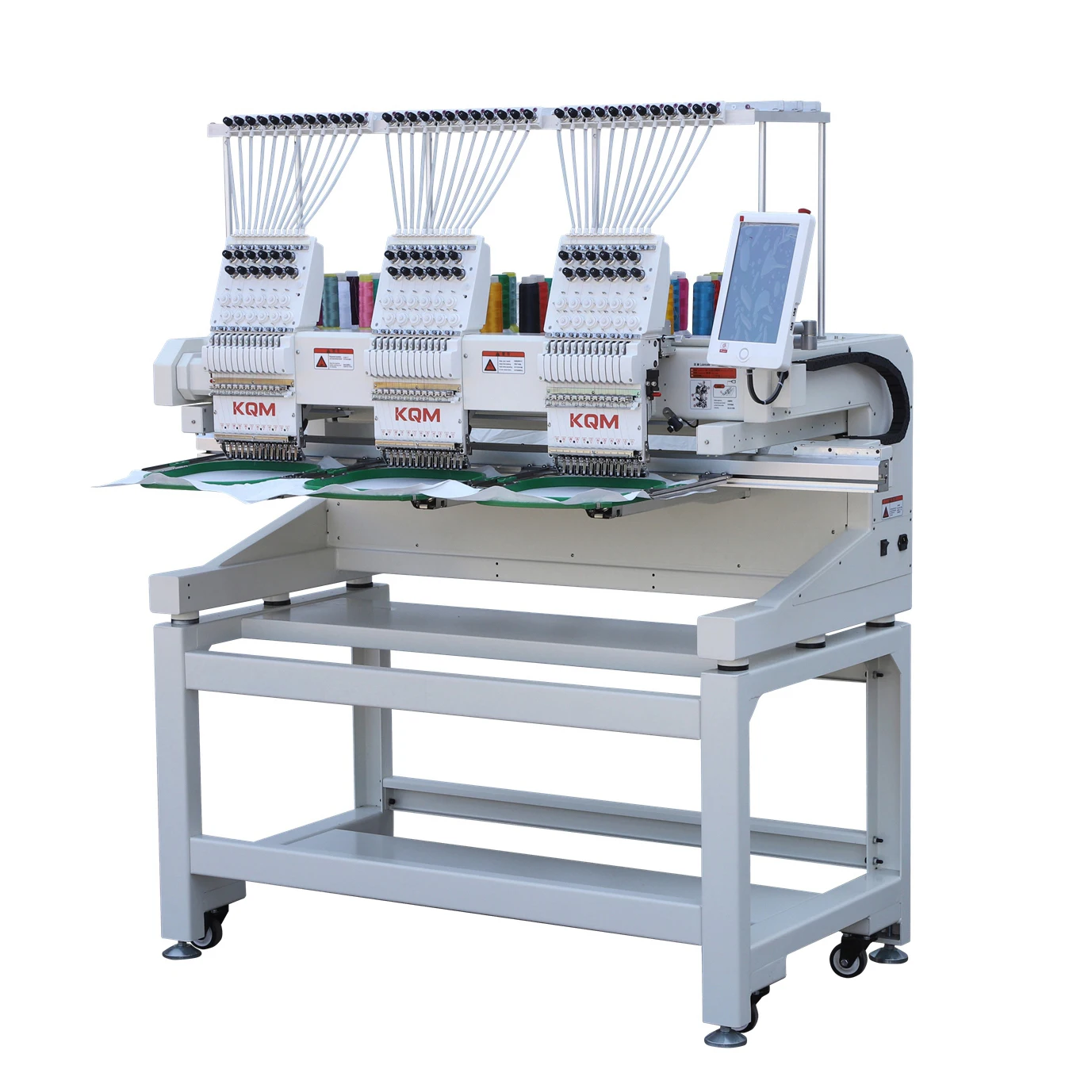 Cheap High Speed Computer Flat Hat 3 Heads Multi Needle Embroidery Machine