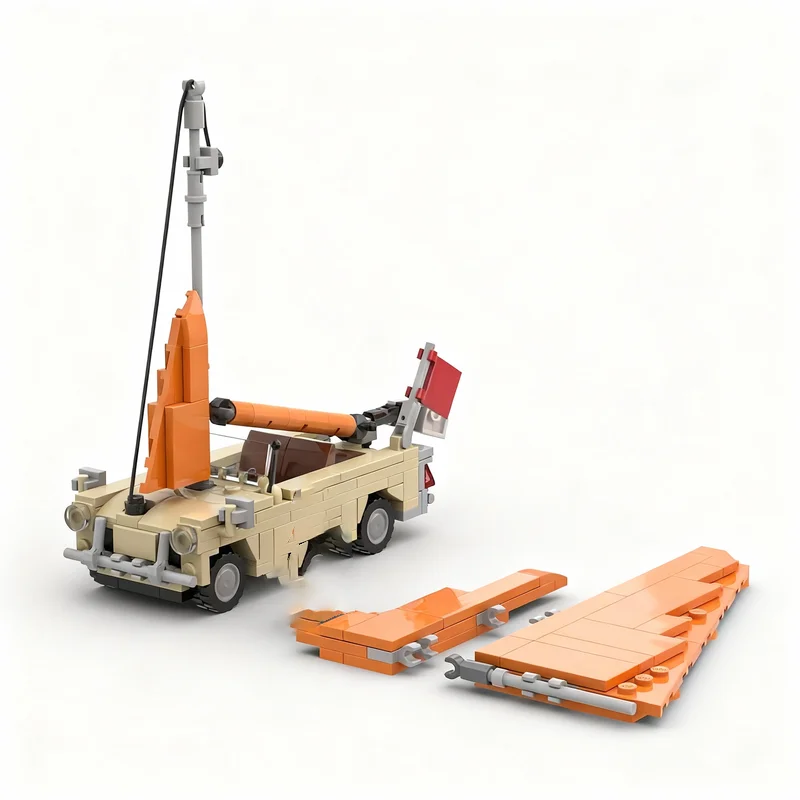 240pcs MOC Top Gear Triumph Herald Sailboat Model Building Blocks Construction Kids Idea Brick Education Christmas Gifts Toy