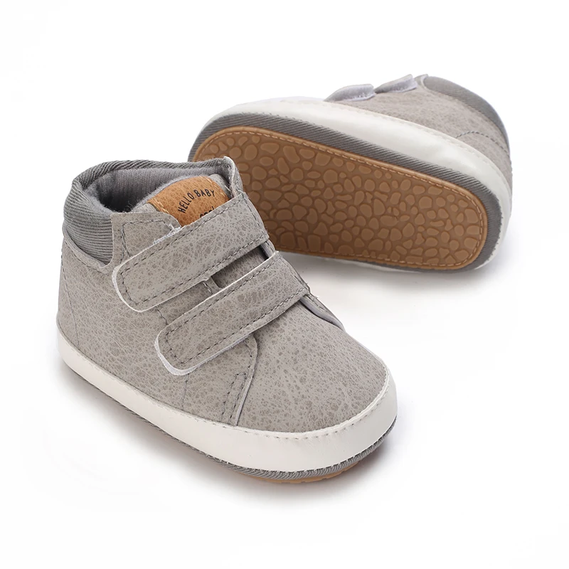 Spring New Baby Shoes  Small Sneakers  Baby Soft Soled Walking Shoes  Velcro Baby Shoes