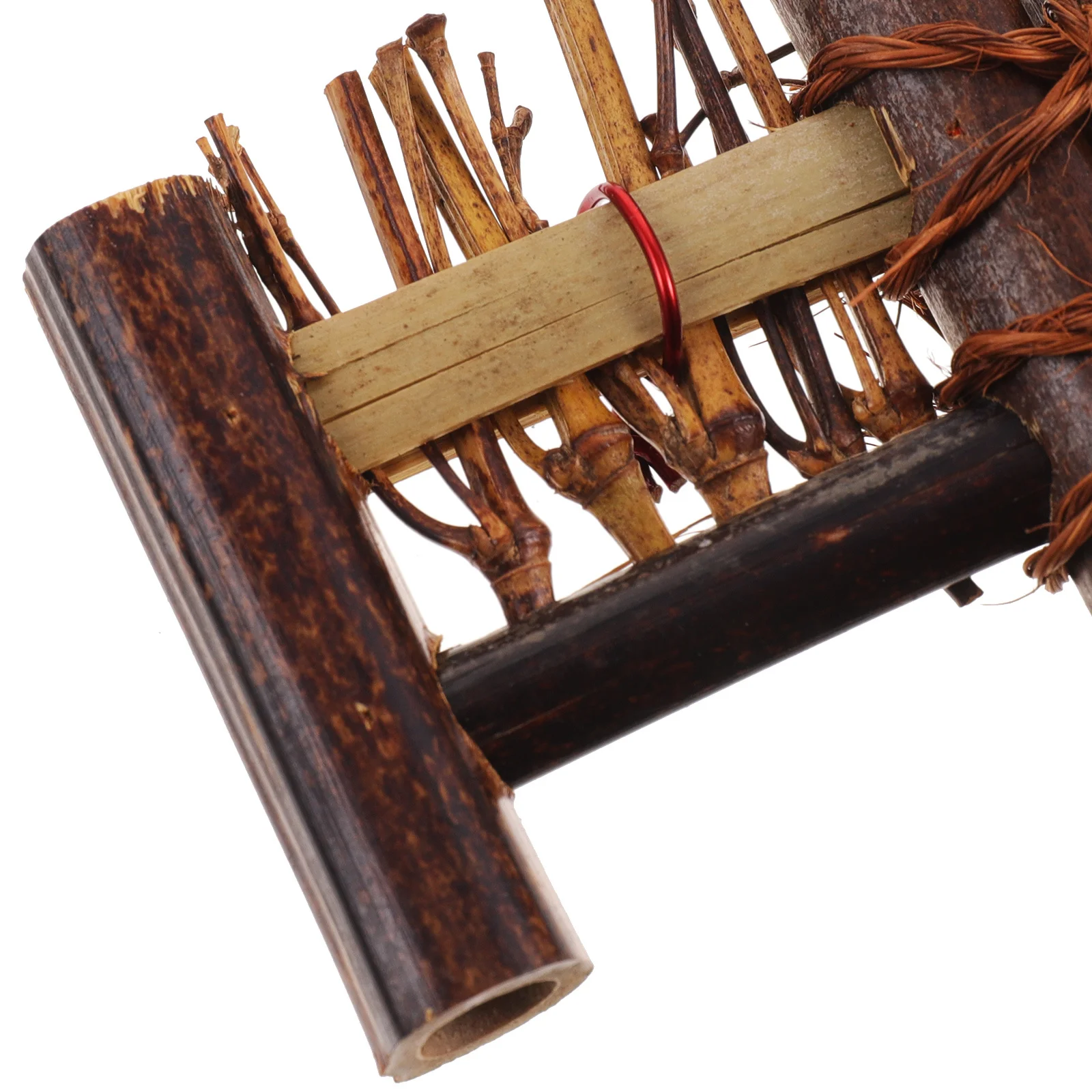 

Маленький бамбуковый декор забора, модель микропейзажного забора, бамбуковый миниатюрный садовый орнамент для бонсай, чайная церемония,