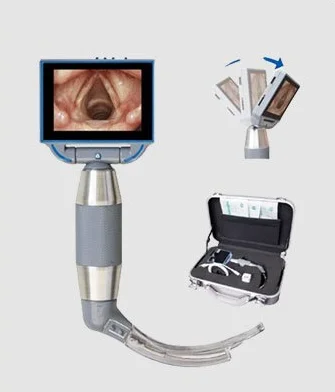 Hot sale medical visual video laryngoscopeHandheld Visual convenient disposable Video reusable laryngoscope with blade