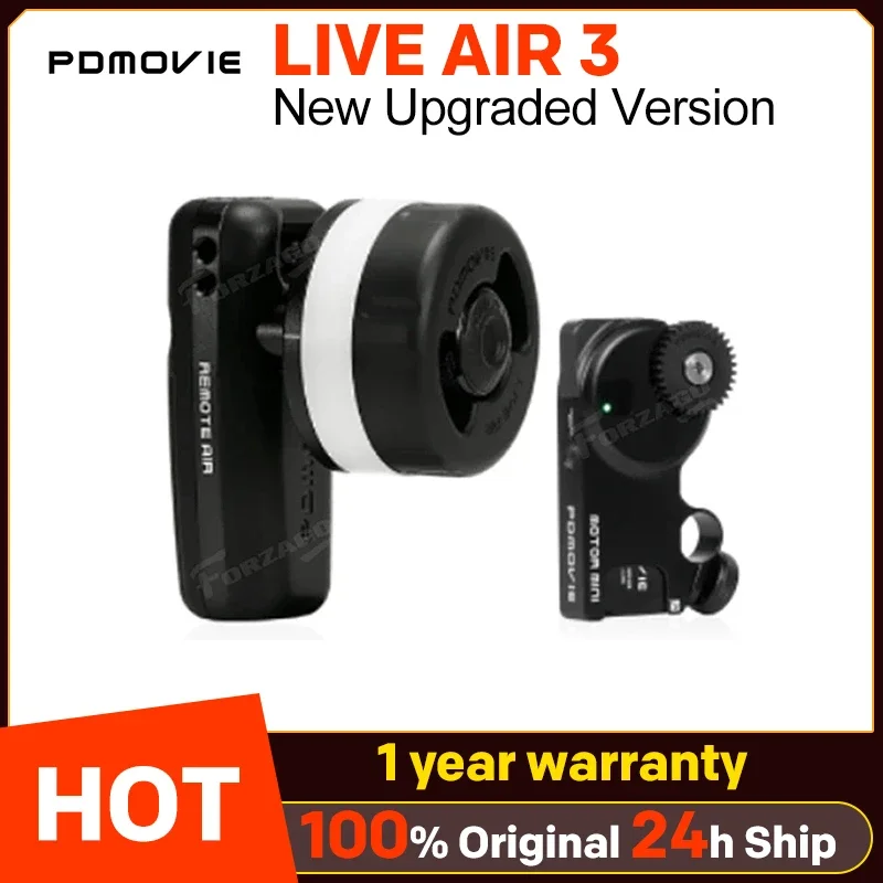 PDMOVIE LIVE AIR 3 Sistema de control de enfoque de seguimiento inteligente AI Autofocus 100M Control remoto inalámbrico para cámara Cine Lente ·