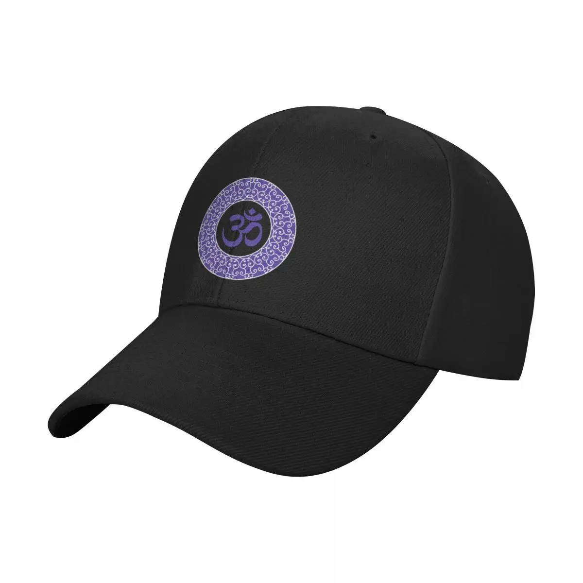 Violet Om Mandala Baseball Cap tea Hat Uv Protection Solar Hat Mens Hats Women's