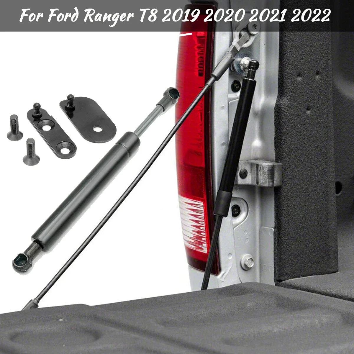 

One Pcs Rear Tailgate Assist Gas Strut Shock Slow Down Damper For Ford Ranger T8 2019 2020 2021 2022 Pickup Car Accessories