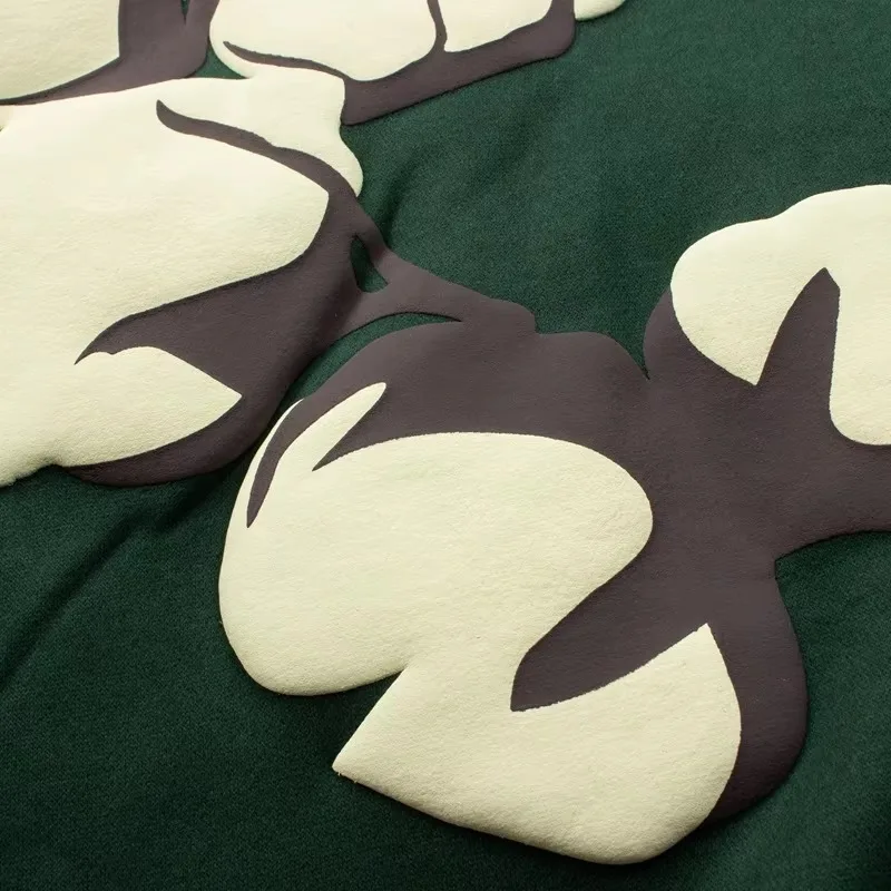 Streetwear Cotton Hoodies Men Puff  Print Y2k Hoodies Autumn Winter Thicken Sweatshirt Women Pullover Long Sleeves Men Clothing