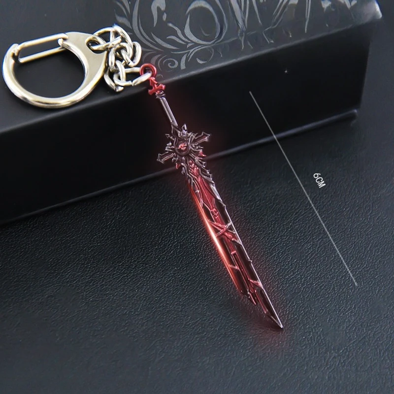原神インパクトゲームキーホルダー狼の墓石レッドホーンストーンスレッシャー電光吸収アクイラファボニア合金ナイフ剣おもちゃ