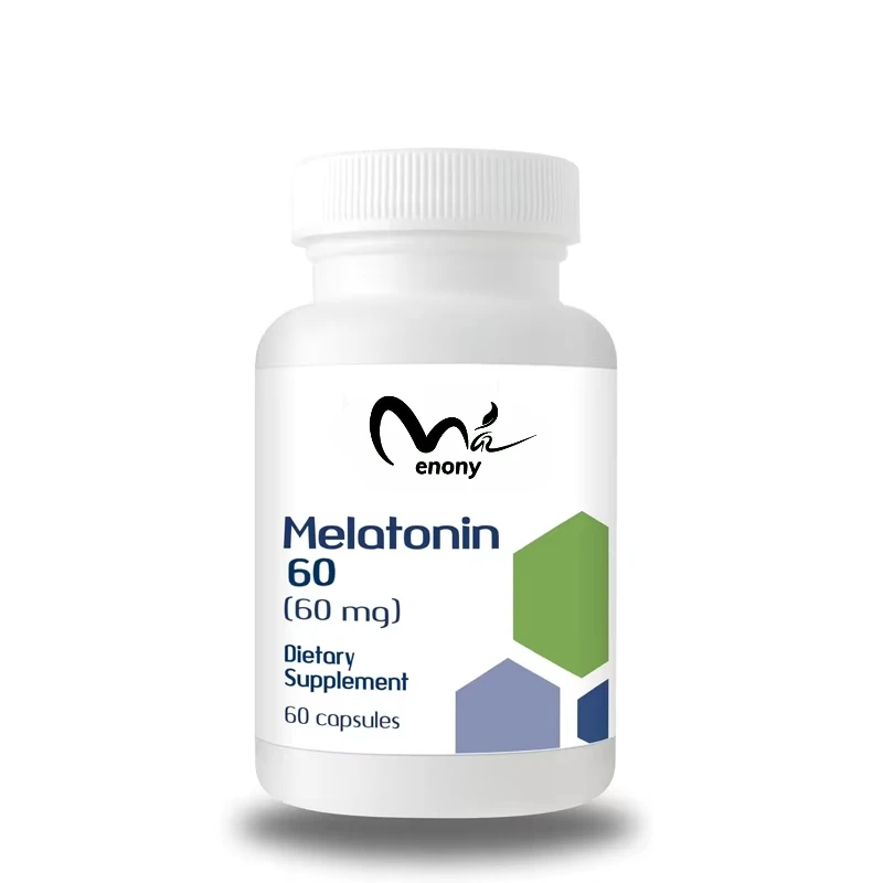 

Melatonin 60mg | High dose melatonin in easy to swallow capsules | Pure, non genetically modified, and gluten free