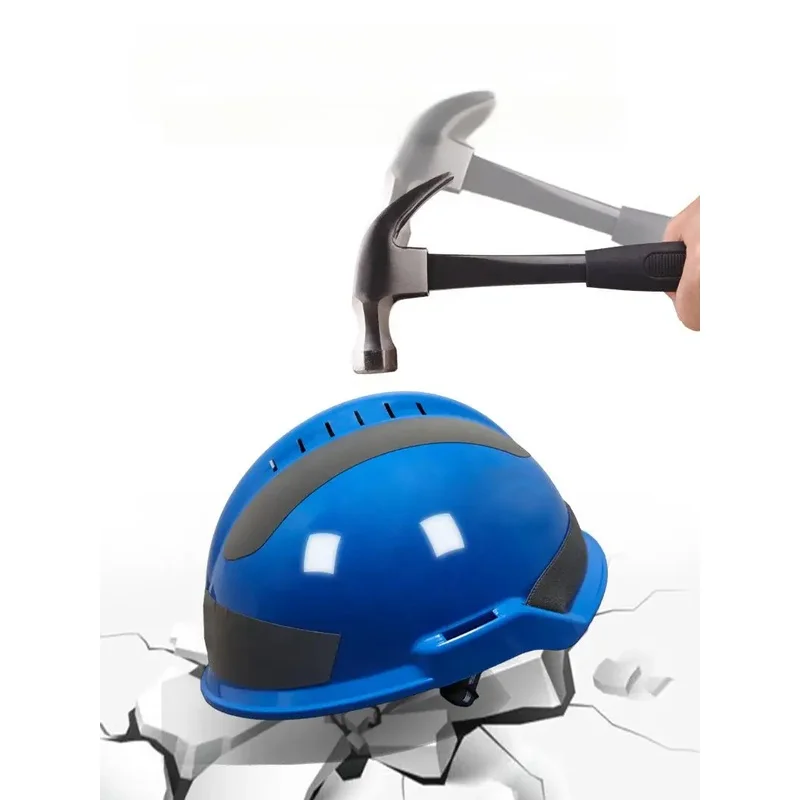 Safety Helmet Breathable Lightweight Adjustable with Goggles Flashlight for Fire Rescue Arborist