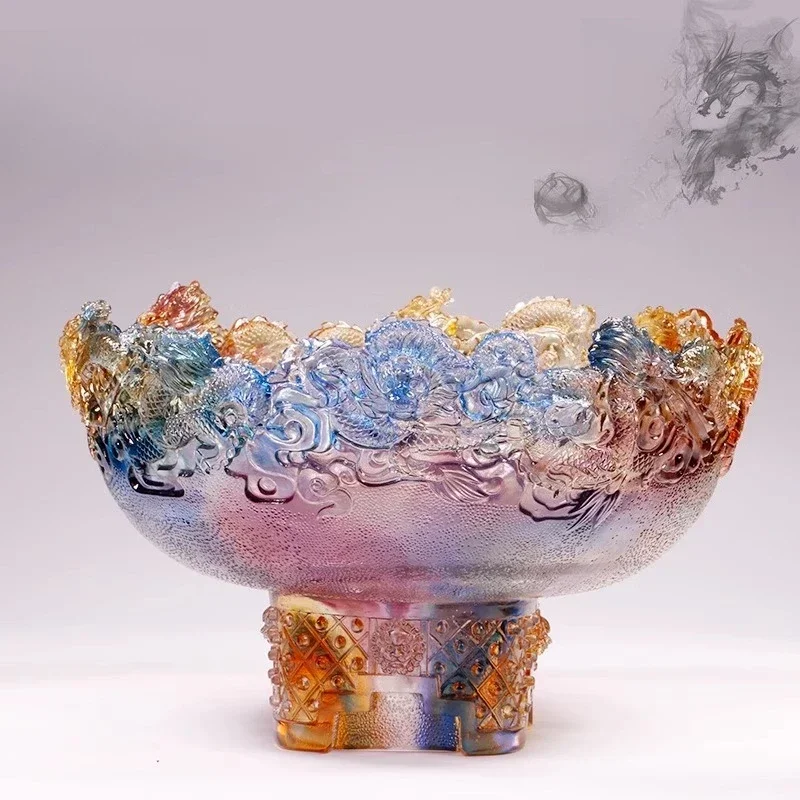 glazed cornucopia modern lucky entrance living room opening craft gifts Kowloon basin storage ornament housewarming