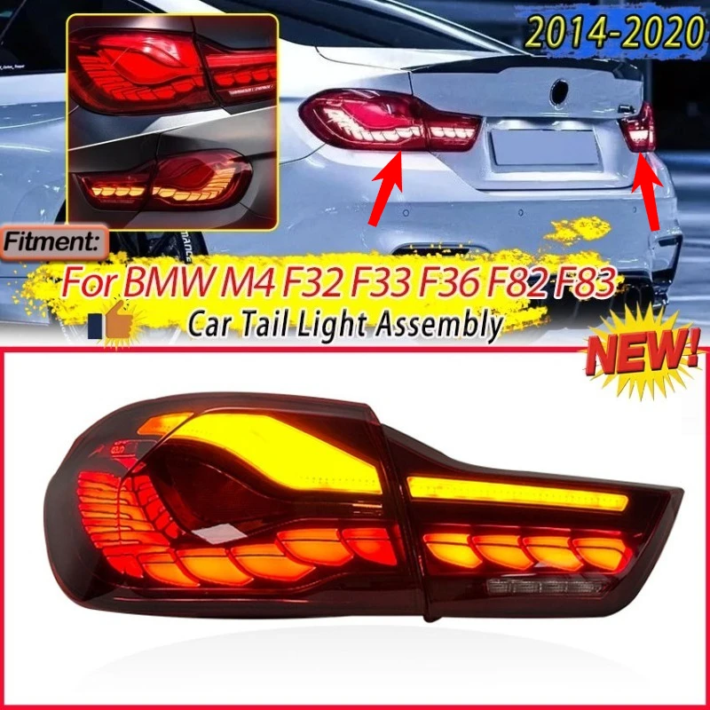 

Car Tail Light Assembly For BMW M4 F32 F33 F36 F82 F83 420i 430 435 428 2014-2020 For Taillights Brake Lights Auto Accessories