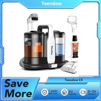 Teendow C5 Washing Vacuum Cleaner Carpet Cleaner, Powerful 450W Brush Motor, Low Noise, 1500ml Water Tank, Portable and Compact