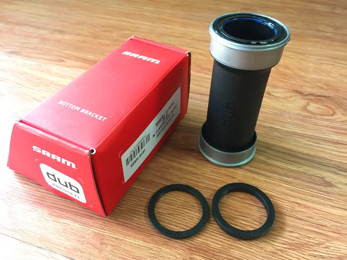 SRAM DUB PressFit Bottom Bracket PressFit (MTB: 89/92mm)  One oversized spindle to work across every bottom bracket