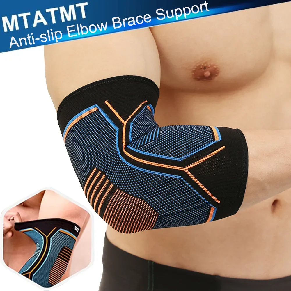 MTATMT 1Pcs Elbow Brace for Weightlifting Compression Support Reduce Tennis Elbow and Golfers Elbow Pain Relief