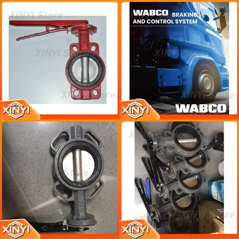 Butterfly Valve 4 inch for Construction Machinery Parts and Butterfly Valve Inner Diameter 5 inch for Mixer Truck Accessories
