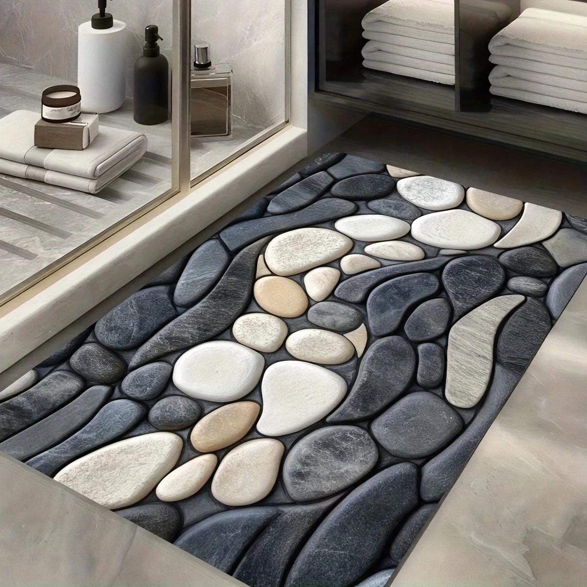 Abstract Pebble Ind…