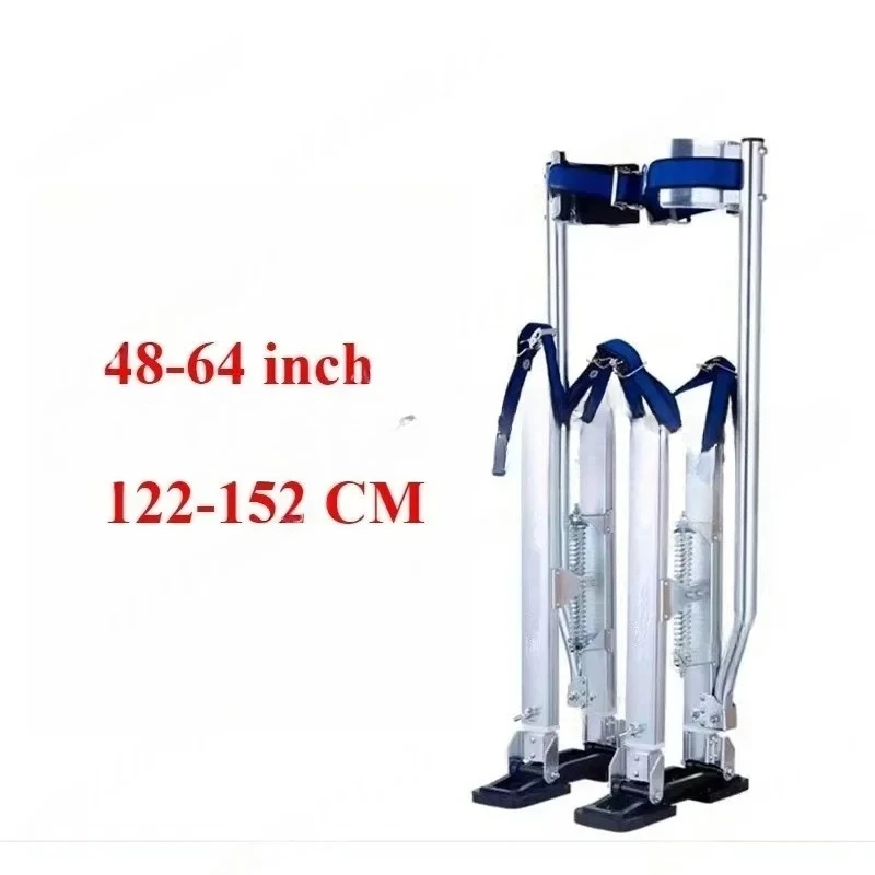 Drywall Stilts Adjustable Aluminum Tool Stilts with Ladder Adjustable Plastering Stilts Paint Tool Stage Props 40-60cm 45-75cm