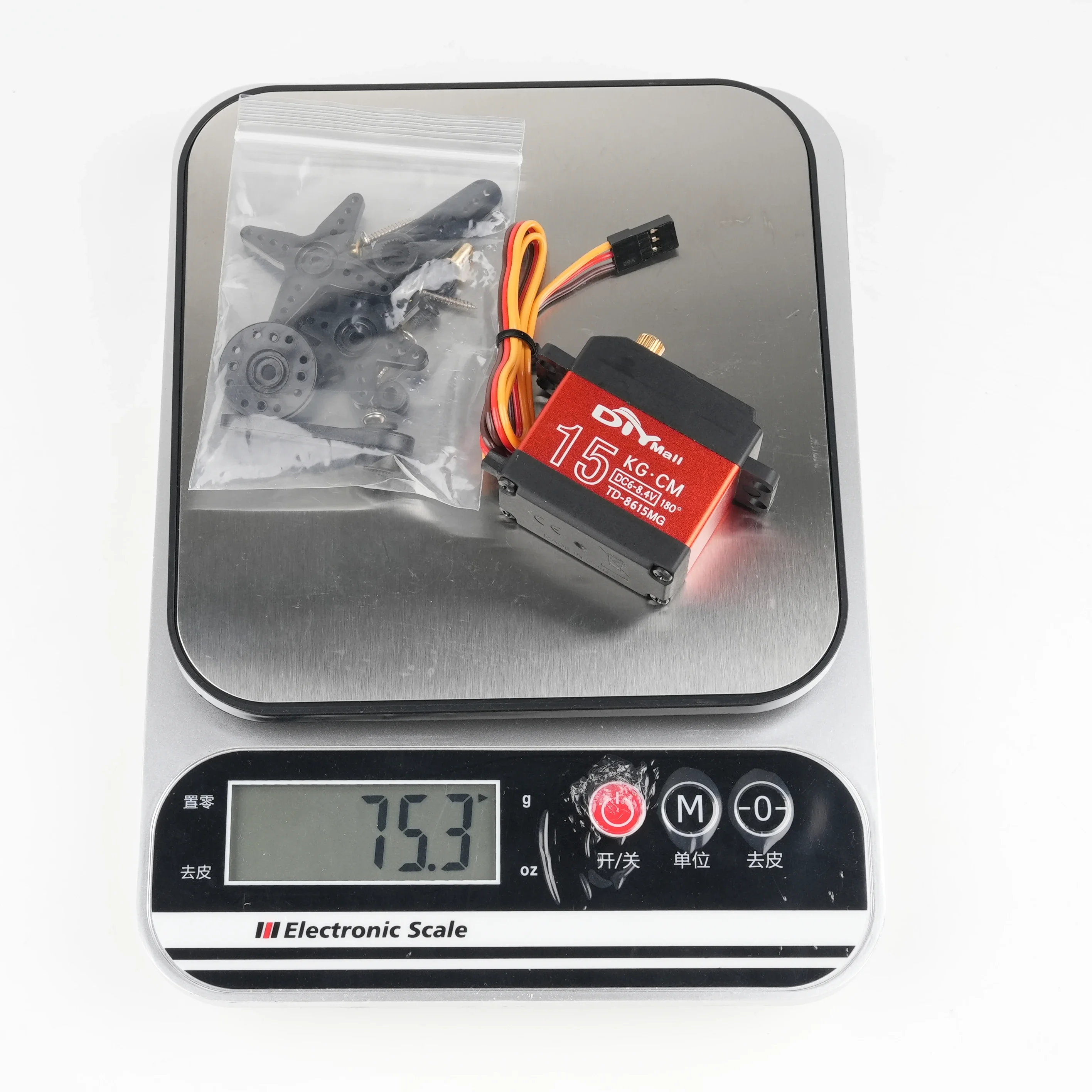 Servomotor Digital TD-8615MG, 18,5 kg · cm, torsión, engranaje de Metal de rotación de 360 grados para modelos RC, robótica de alta precisión