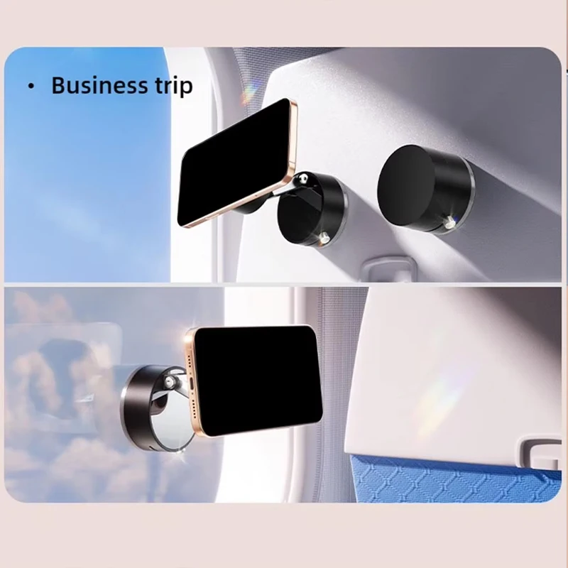 Vacuum Suction Cup Magnetic Phone Holder Multi-functional Foldable
