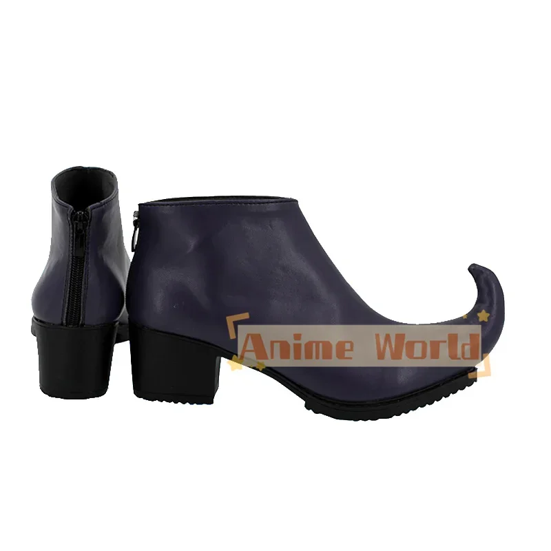 Hisoka Morow Cosplay Shoes Halloween Carnival Boots Cosplay Prop Anime PU Leather Shoes Custom Made
